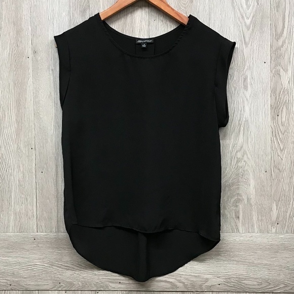 Shine Star Cuffed Short Sleeve High Low Top BB364 - Picture 2 of 8